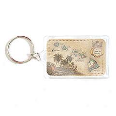 The Hawaiian Islands Acrylic Key Chain