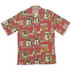 Tiki Java Aloha Shirt