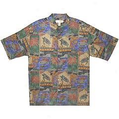 Tori Richard Marquises Cotton Lawn Aloha Shirt