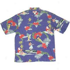 Vacation Santa Aloha Shirt