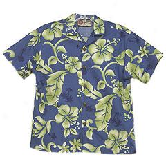 Vintage Surf Pareo Boy's Aloha Shirt