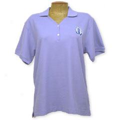 Women's Polo Shirt W/logo-lavender