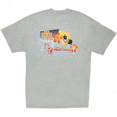 Zhonolulu Festivals Drummer T-shirt-gray