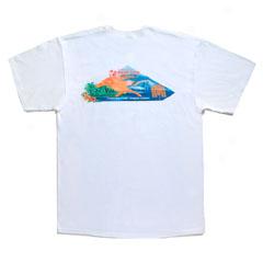 Zhonolulu Festivals Mountain T-shirt-white