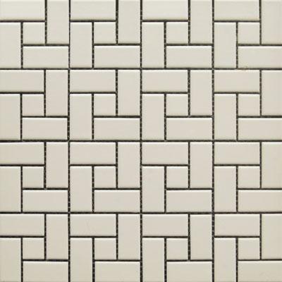 Adex Usa Coordinating Floor - Porcelain Pinwheel Mosaic Bone Tile & Stone