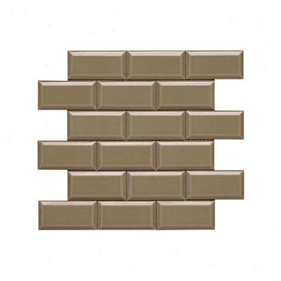 Adex Usa Hampton 2 X 4 Mosaic Beveled Olive Tile & Stone