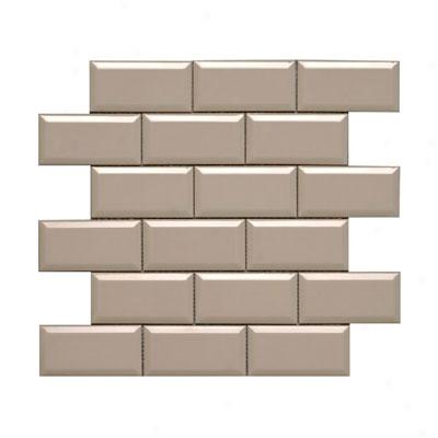 Adex Usa Hampton 2 X 4 Mosaic Beveled Sand Tile & Stone