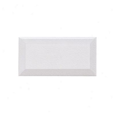 Adex Usa Hampton Beveled 3 X 6 White Tile & Stone