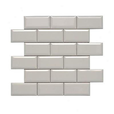 Adex Usa Neri 2 X 4 Mosaics Beveled Celery Tile & Stone