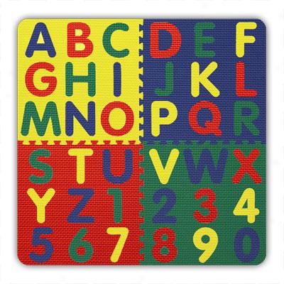 Alessco, Inc. A-z & 0-9 Jumbo Tile Set Athruz Tile Set Rubber