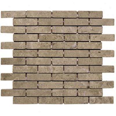 Alfagres Tumbled Marble Brick Patterns 1 X 2 Brick Cafe Pinto Pc669