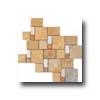 Alfagres Tumbled Marble Puzzle Stone 8 1/8 X 10 5/8 Perlatto Dorado Royal Veteado Tile & Stone