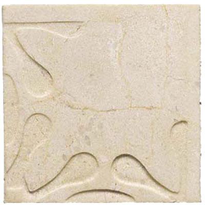 Alfagres Tumbled Marble - Re1eif Line Crema Marfil Insert (ld231) Lr231