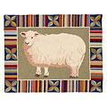 American Cottage Rugs Sheep Sheep Sage Area Rugs