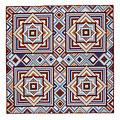 American Cottage Rugs Tunnel 3 X 3 Tunnel Square Saddle Area Rugs