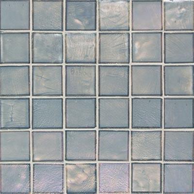 American Olean Candalara Glass Square Mosaic Silver Lake Tile & Stone