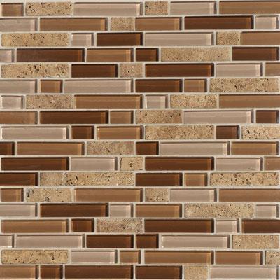 American Olean Legacy Glass Mosaic 5/8 X Random Blends Wheat Field Tile & Stone