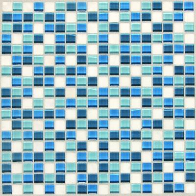 American Ooean Legacy Glass Mosaic 5/8 X 5/8 Blends Ocean Blend Tile & Stone