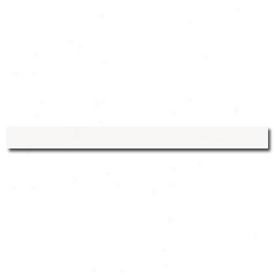 American Olean Linea Liner 3/4 X 12-3/4 Ice White Tile & Stone