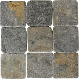 American Olean Tumbled Slate 12 X 12 Porcelain Multicolor Tile & Stone