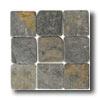 American Olean Tumbled Slate 4 X 4 China Multicolor Tile & Stone