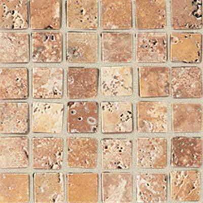 American Olean Tumbled Stone 18 X 18 Mocha Tile & Stone