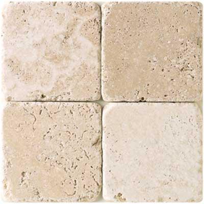 American Olean Tumbled Stone 4 X 4 Ivory Tile & Stone