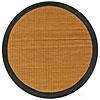 Anji Mountain Bamboo Rug, Co Sahara Sand 7 Round Sahara Sand Area Rugs