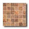 Ascot Nature Mosaic Nut/red/brpwn Mix - Dark Tile & Stone