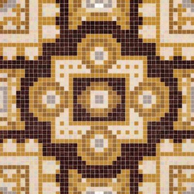 Bisazza Mosaico Decori 20 - Silk Brown Tile & Stone