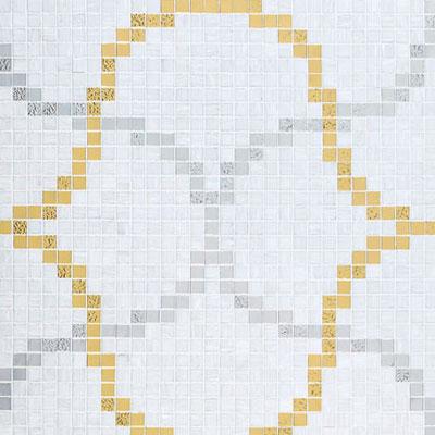 Bisazza Mosaico Decori 20 - Liaisons Bianco Tile & Stone