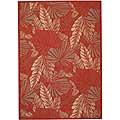 Capel Rugs Seabreeze - Palms 8x10 Redwood Area Ruys