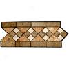 Caribe Stone Decorative Borders - Travertine Heather Tile & Stone