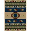 Carpet Art Deco Life 2 X 3 Aztec/beige-blue Area Rugs