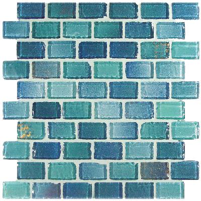 Casa Italia Adapt Mix Mosaic 1 X 2 Azzurro Tile & Stone