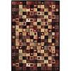 Central Oriental Domino 4 X 6 Domino Red Area Rugs