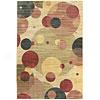 Central Oriental Orbit 10 X 13 Orbit Beige Area Rugs