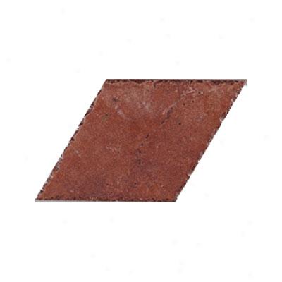 Cerdomus Pietra D Assisi Romboid 5 Inch Rosso Tile & Stone