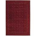 Couristan Everest 2 X 4 Gridiron Crimsn Area Rugs