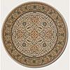 Couristan Mirage 8 Round Fantasia Ivory Area Rugs