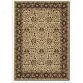 Couristan Pera 3 X 8 Runner Birjamd Latte Chocolate Area Rugs