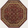 Couristan Shiraz 6 Octagon Floral Mashhad Persian Red Area Rugs