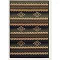 Couristan Taos Lodge 8 X 11 Elk Horn Green Blue Area Rugs