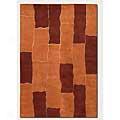 Couristan Vinyasa 10 X 13 Sunlit Path Burnt Orange Area Rugs