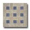 Crossville Empire Mosaic Basketwea\/e Empress Silver & Napoleon Blue Tile & Stone