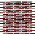 Crossville Glass Blox Blend Mosaic  X 2 Dusk/taupe Fog/brandy Tile & Stone