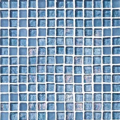 Crossville Illuminessence Sprinkle and calender  Crystal Mosaic Blends Gulf Stream Clear - Frosted - Irid Tile & Stone