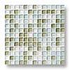 Crossville Illuminessence Water Crystal Mosaic Blends Cristal - Seafoam - Sea Glsas Clear Tile & Stone