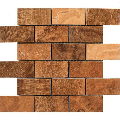 Crossfille Modern Mythologt Electra Brick Mosaic Timber Tile & Stone