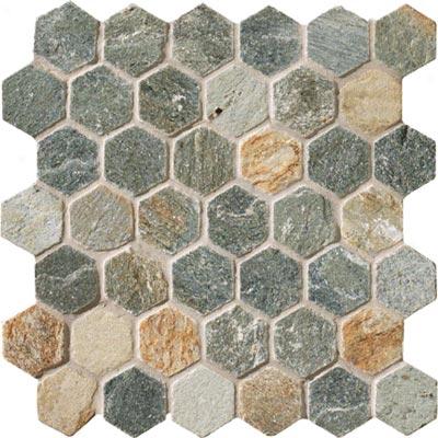 Crossville Modern Mythology Quartz Hexagon Quartz Tild &S tone